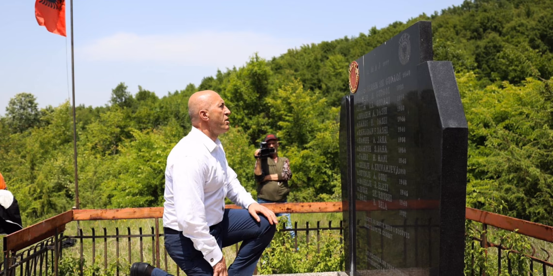 Haradinaj kujton të rënët në Sagonë: Kaçaniku me rrethinë i doli zot atdheut në të gjitha etapat
