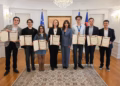 Haxhiu takon nxënësit që përfaqësuan Kosovën në EMO 2026 dhe ndan mirënjohje për ta dhe Shoqatën e Matematikanëve
