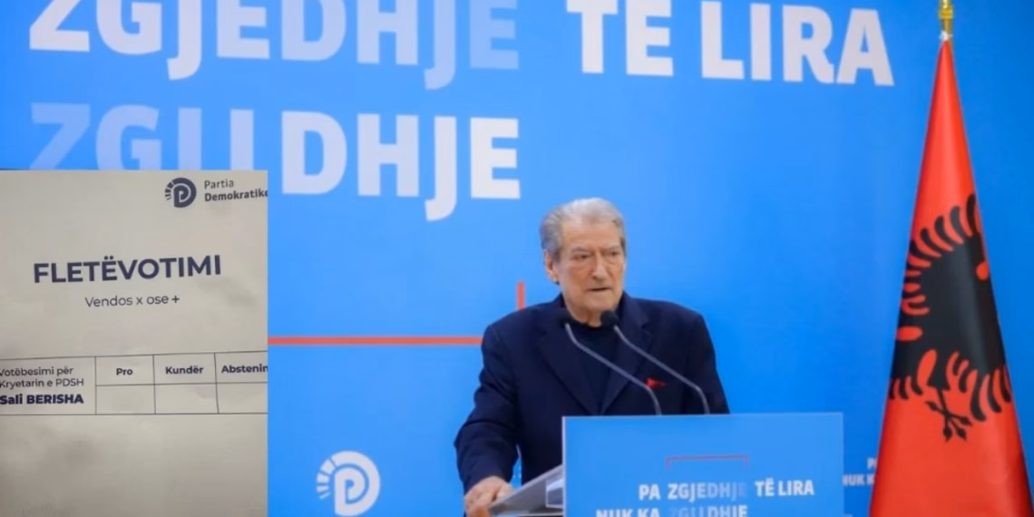 Sot zgjedhjet në PD, Sali Berisha në garë i vetëm