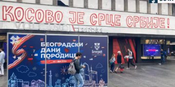 Grafite në qendër të Beogradit: Nga gjenocidi te Kosova