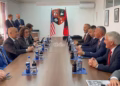 Kongresistët amerikanë në Luginë, priten në Këshillin Kombëtar Shqiptar