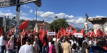 Policia me informacione në lidhje me arrestimet gjatë protestës në Shkup