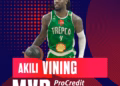 Akili Vining shpallet “MVP i Publikut”