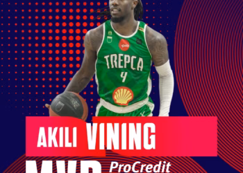 Akili Vining shpallet “MVP i Publikut”