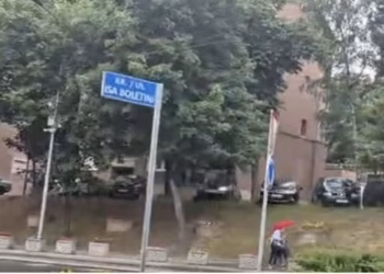 Hiqet tabela me emrin e Zoran Gjingjiqit që e vendosi Fitore Pacolli, mbetet vetëm ajo e Isa Boletinit