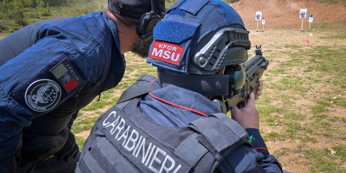 Karabinierët e KFOR-it stërviten për gatishmëri operacionale
