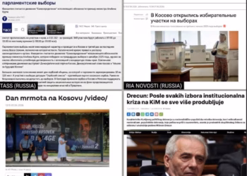 Mediat ruse në shërbim të destabilizimit: Kremlini dhe Beogradi po përdorin zgjedhjet në Kosovë për përhapjen e propagandës
