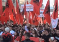 Protestë për gjuhën shqipe para Ambasadës së Maqedonisë së Veriut në Prishtinë