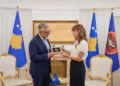 Haxhiu priti në takim lamtumirës Shefin e EULEX-it, Giovanni Pietro Barbano