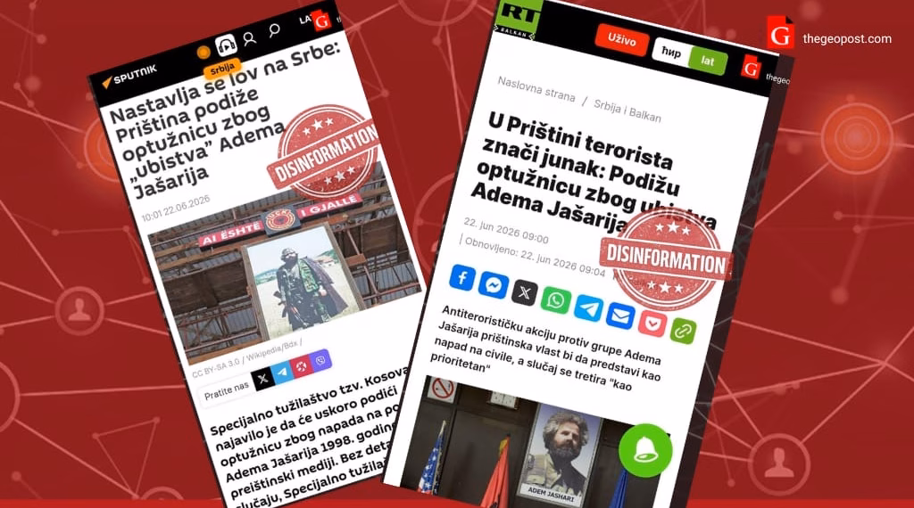 Media ruse me dezinformata tentojnë të shtrembërojnë faktet për krimet ndaj familjes Jashari