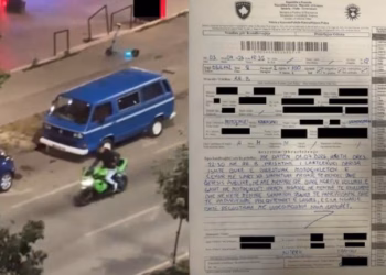 Gjobitet motoçiklisti në Prishtinë për zhurmë dhe prishje të rendit publik