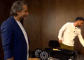 Yll Limani bashkë me Përparim Ramën dhuron instrumente për shkollën “Prenk Jakova”