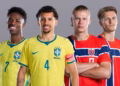 Brazil – Norvegji, formacionet zyrtare