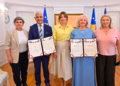 Haxhiu nderon Qemal dhe Kozeta Zylon për kontributin në ruajtjen e gjuhës shqipe në diasporë