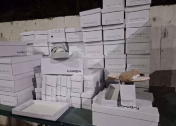 Dogana e Kosovës ndalon 128 palë këpucë të dyshuara për cenim të të drejtave të pronësisë intelektuale në Han të Elezit