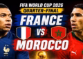 Franca apo Markou në çerekfinale, formacionet zyrtare