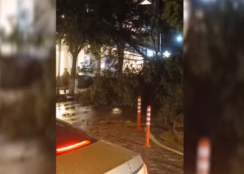 Stuhia prek Sarandën gjatë natës, tre persona të lënduar nga thyerja e xhamave