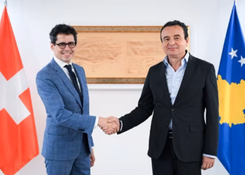 Kurti pret në takim lamtumirës ambasadorin zviceran, e falënderon për kontributin në forcimin e partneritetit me Kosovën
