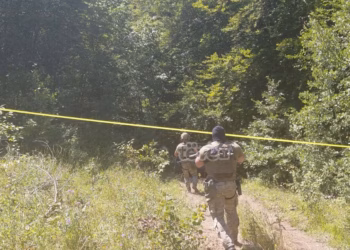 Njësitet e Policisë, EULEX-it në lokacionin e dyshuar për varrezë masive në Kalludër të Zubin Potokut