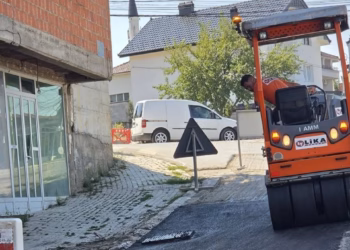 Rruga “Tafil Zyberaj” në Rahovec mbyllet për qarkullim për shkak të zhvillimit të punimeve