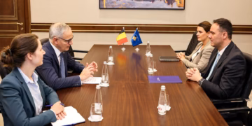 Konjufca vlerëson mbështetjen e Belgjikës në takimin lamtumirës me ambasadorin Cuvelier