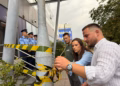 Rinia Demokratike e Kosovës aksion para objektit të Qeverisë