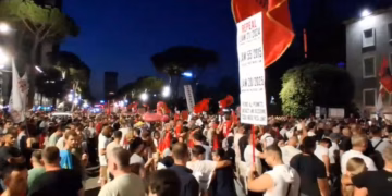 Protesta e 67-të kundër qeverisë në Tiranë