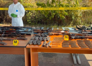 Policia ekspozon armatimin e konfiskuar në veri të Mitrovicës