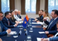 Basha dhe homologu maqedonas diskutojnë për rrugën Prizren-Tetovë