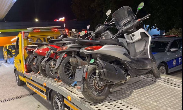 375 gjoba për motoçiklistët në Pejë brenda 23 ditëve