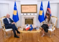Haxhiu priti në takim lamtumirës ambasadorin francez, Olivier Guerot