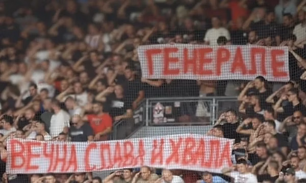 Qendra Memoriale e Srebrenicës kërkon përjashtimin e përhershëm të Crvena Zvezdës nga garat e UEFA-s për shkak të lavdërimit të Mlladiqit