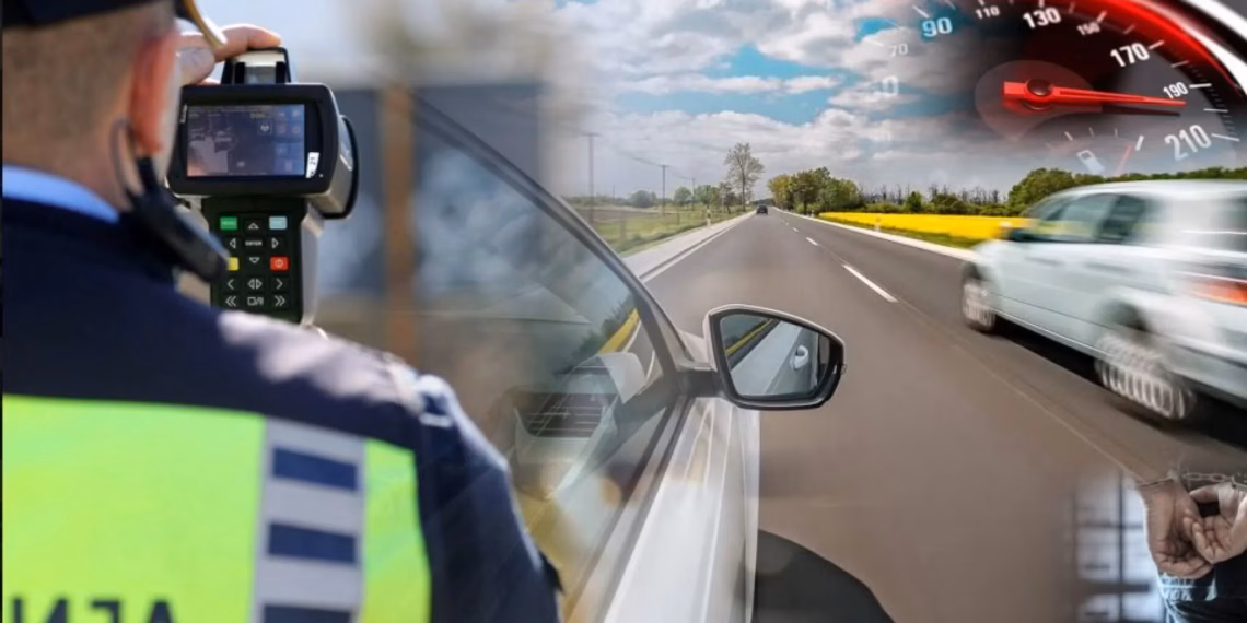 Kosovari kapet duke vozitur me shpejtësi prej 220 km në orë në Maqedoninë e Veriut, ndaj tij ngrihet kallëzim penal