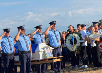 I jepet lamtumira e fundit policit që humbi jetën tragjikisht në krye të detyrës