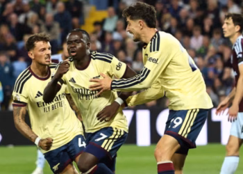Arsenali vazhdon me fitore, fiton ndaj Aston Villas