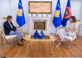 Haxhiu priti në takim lamtumirës shefen në detyrë të BE-së, Eva Palatova