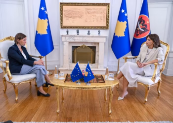 Haxhiu priti në takim lamtumirës shefen në detyrë të BE-së, Eva Palatova