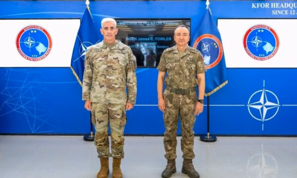 Komandanti i Shtabit të NATO’s në Sarajevë viziton Kosovën, takohet nga Ulutash