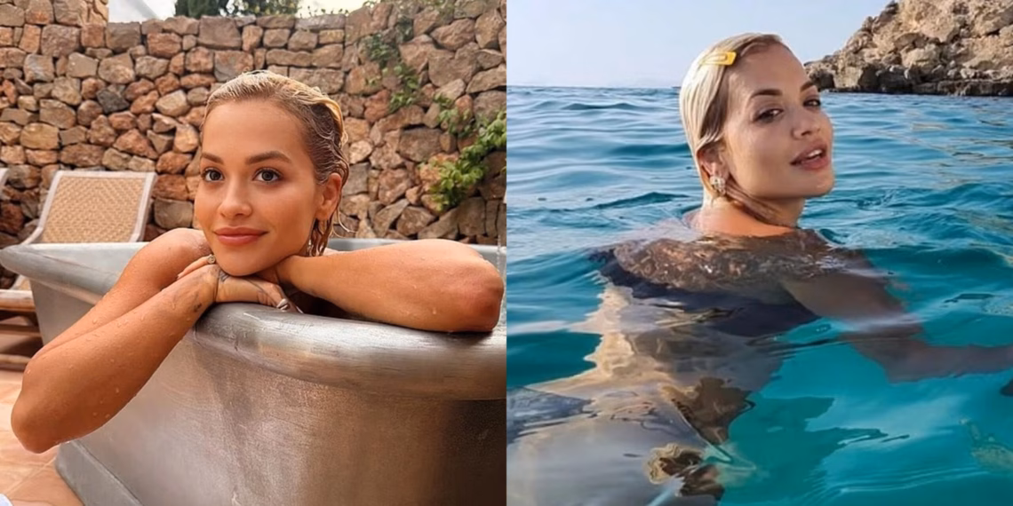 Rita Ora ndan momente nga vera në Ibiza