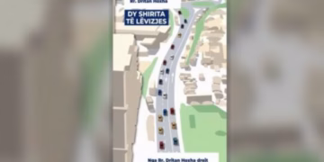 Nga nesër ndryshon regjimi i qarkullimit në rrugën “Tirana” në lagjen Lakërishtë