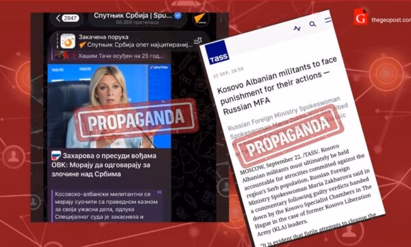 Zakharova shpërndan narrativen propagandistike për aktgjykimin ndaj ish-udhëheqësve të UÇK-së