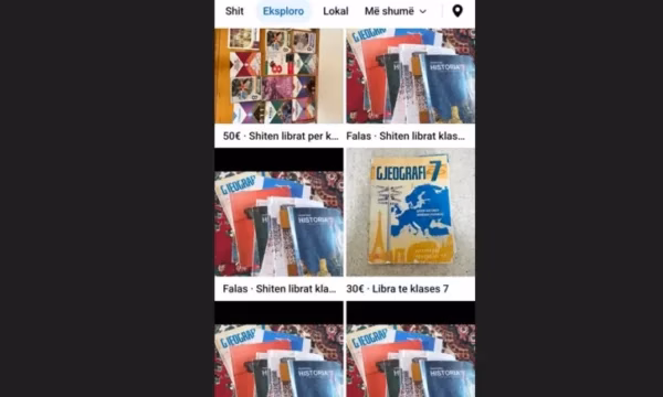 Subvencionohen librat e rinj, të vjetrit vazhdojnë të shiten në rrjetet sociale