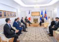 Haxhiu pranon letrat kredenciale nga ambasadori i Francës: Kosova e çmon lart miqësinë dhe mbështetjen e Francës