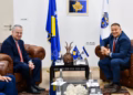 Drejtori i Përgjithshëm i Policisë së Kosovës pret ambasadorin e ri të BE-së në Kosovë