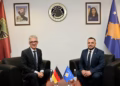 Maqedonci pret në takim ambasadorin gjerman, diskutojnë për sigurinë dhe bashkëpunimin në mbrojtje