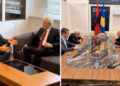 Ahmeti takohet me Hamzën e Gjinin, diskutojnë zhvillimet politike dhe zhvillimet në Hagë