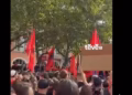 Shqiptarët mblidhen në Cyrih në mbështetje të krerëve të UÇK-së, pamje nga protesta