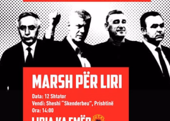 Tasholli: Krejt Kosova do të jetë në Prishtinë, gjithçka është gati për “Marshin për Liri”
