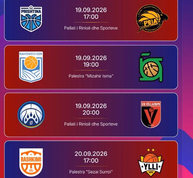 Basketboll, sezoni i ri nis me derbi