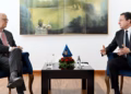 Kurti takon ish-ministrin gjerman të Mbrojtjes, Rudolf Scharping